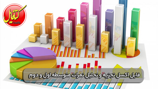 فایل اکسل تجزیه و تحلیل نمرات متوسطه اول و دوم